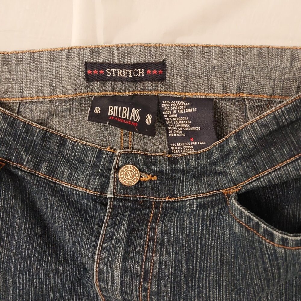 Bill Blass Jeanswear Women's Stretch Blue Jeans - Size 8, Ladies - Picture 3 of 5